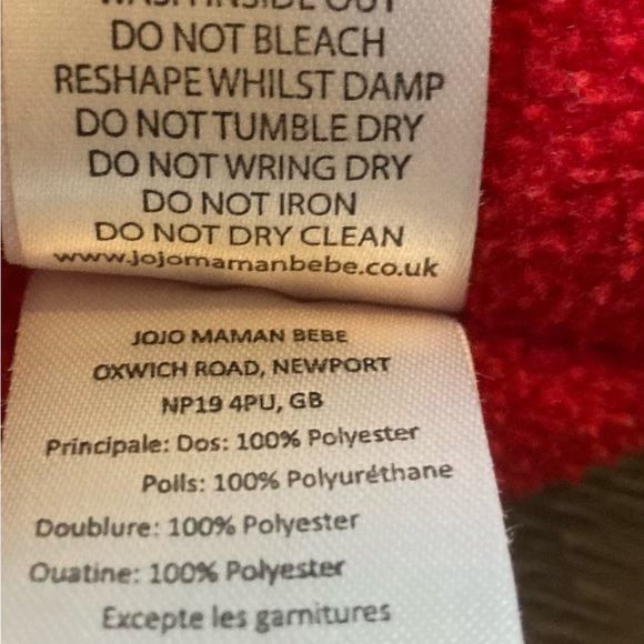 JoJo Maman Bebe Lined Toggle Raincoat 18-24 months. - Picture 11 of 11